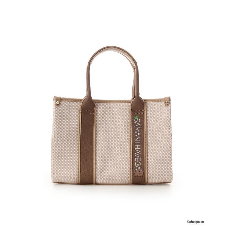 ブラウン | チェゴシム×SAMANTHAVEGA 「くまゴシム」ロゴテープバッグ | SAMANTHAVEGA