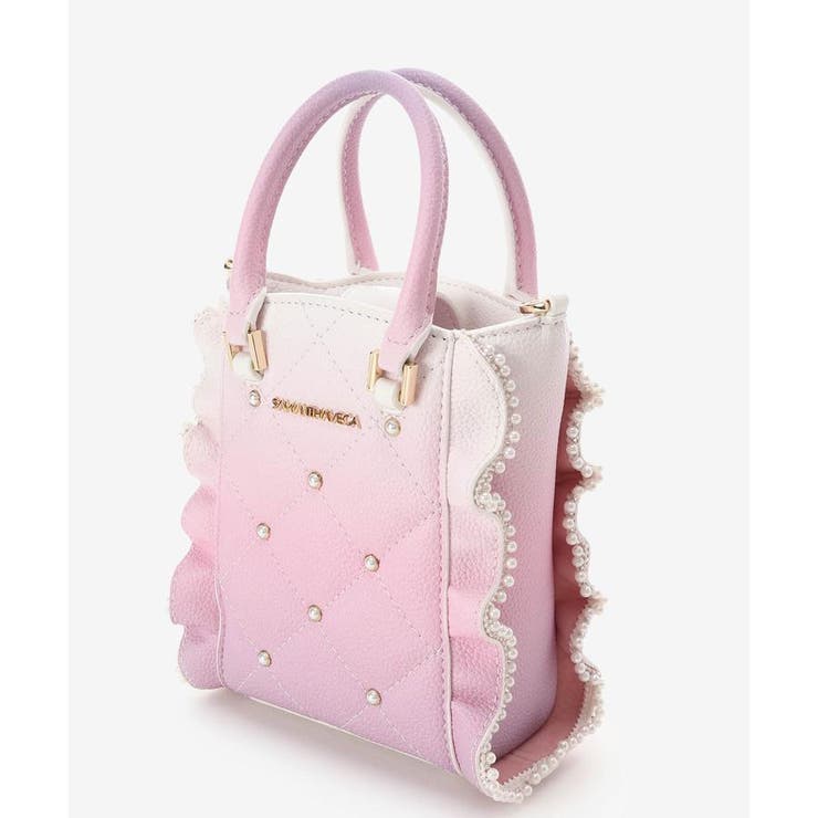 グラデーションパールフラッタースマホショルダー | SAMANTHAVEGA | 詳細画像2