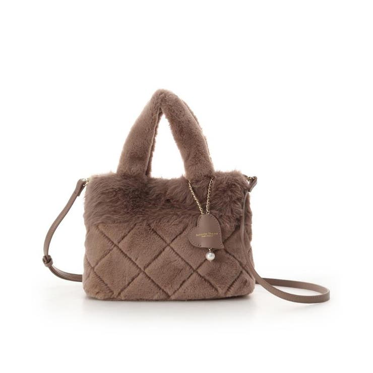 モカ | キルティングファーバッグ | Samantha Thavasa Petit Choice