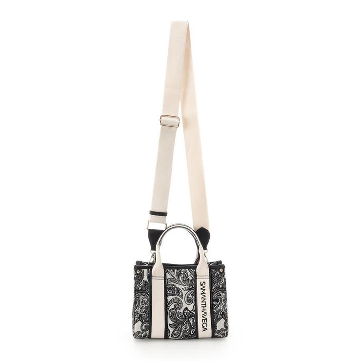 ロゴテープジャガード調トートバッグ（ミニ） | SAMANTHAVEGA | 詳細画像7 