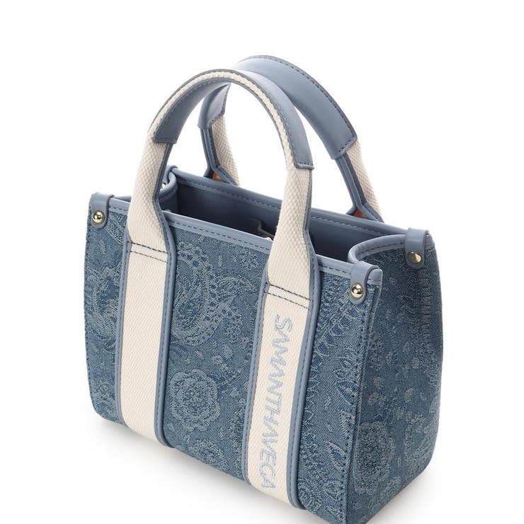 ロゴテープジャガード調トートバッグ（ミニ） | SAMANTHAVEGA | 詳細画像11 