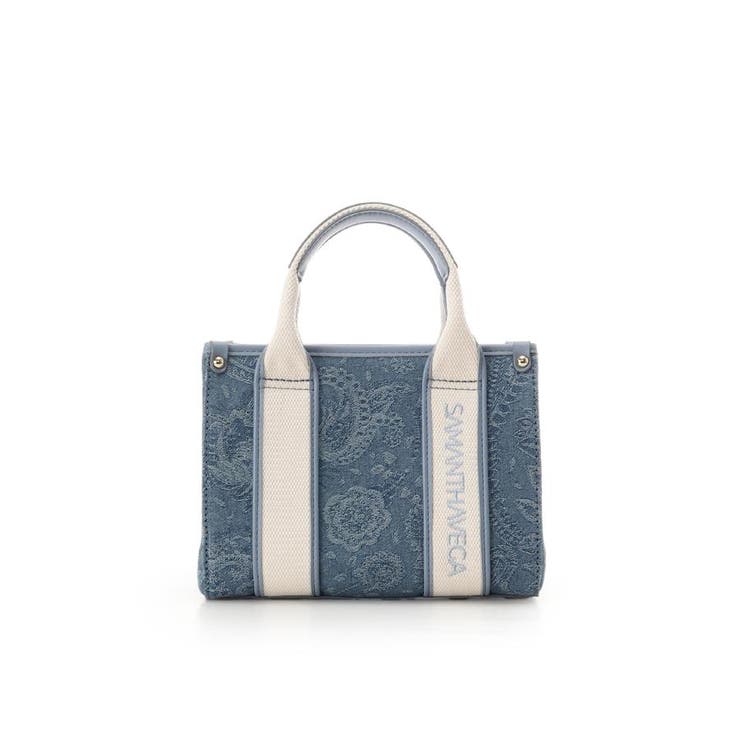 ロゴテープジャガード調トートバッグ（ミニ） | SAMANTHAVEGA | 詳細画像9 