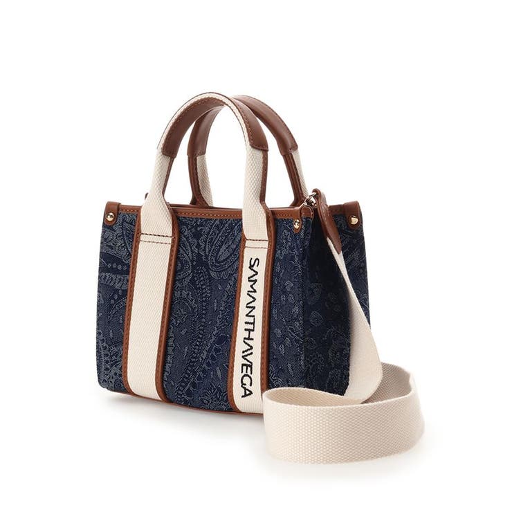 ロゴテープジャガード調トートバッグ（ミニ） | SAMANTHAVEGA | 詳細画像17 