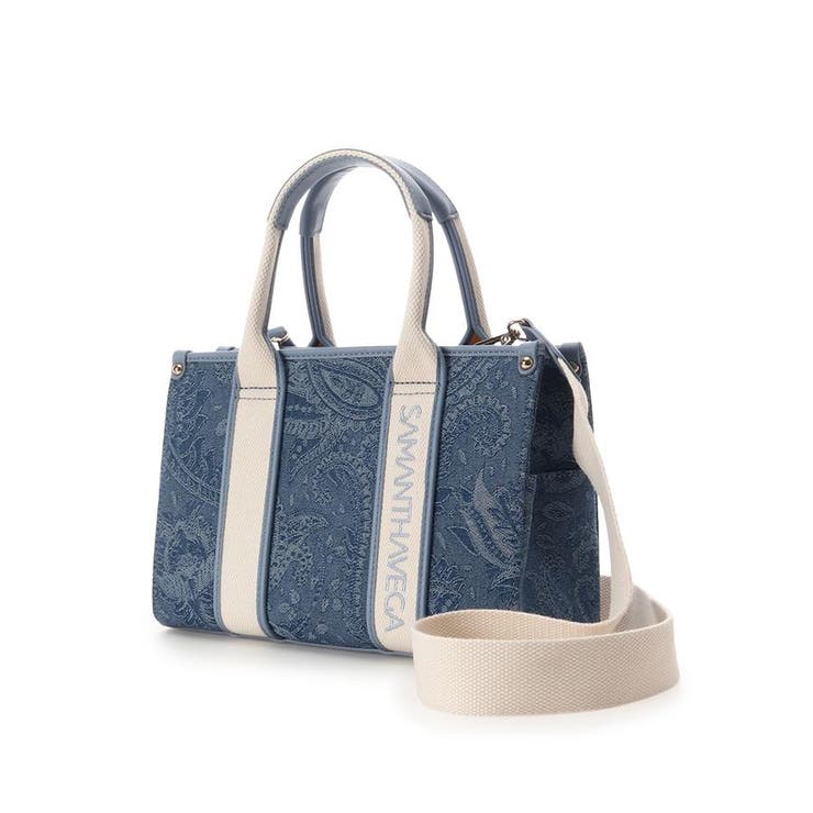 ロゴテープジャガード調トートバッグ（小） | SAMANTHAVEGA | 詳細画像7 