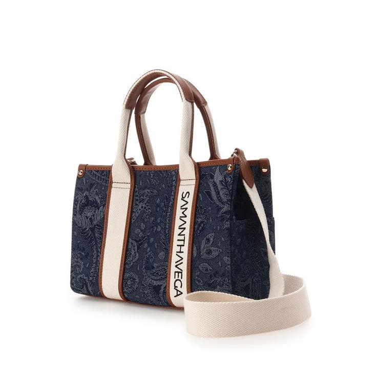 ロゴテープジャガード調トートバッグ（小） | SAMANTHAVEGA | 詳細画像13 