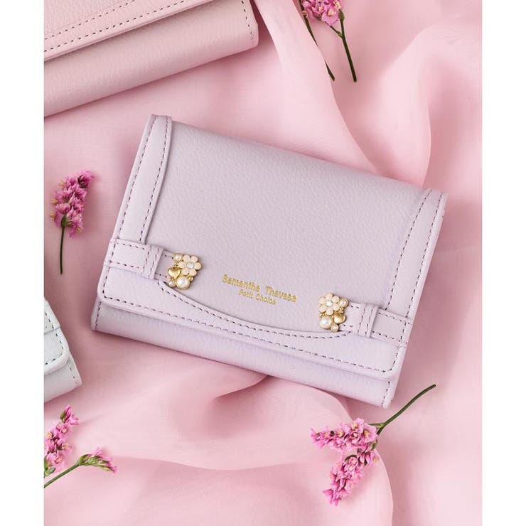 ラベンダー | サイドブローチ マルチケース | Samantha Thavasa Petit Choice