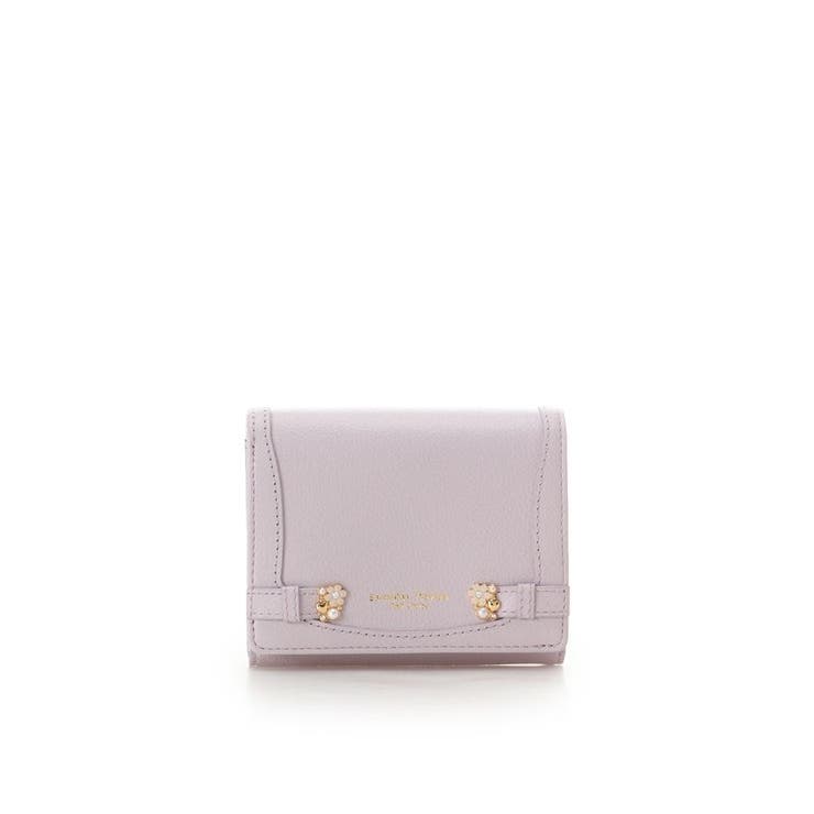 ラベンダー | サイドブローチ 折財布 | Samantha Thavasa Petit Choice