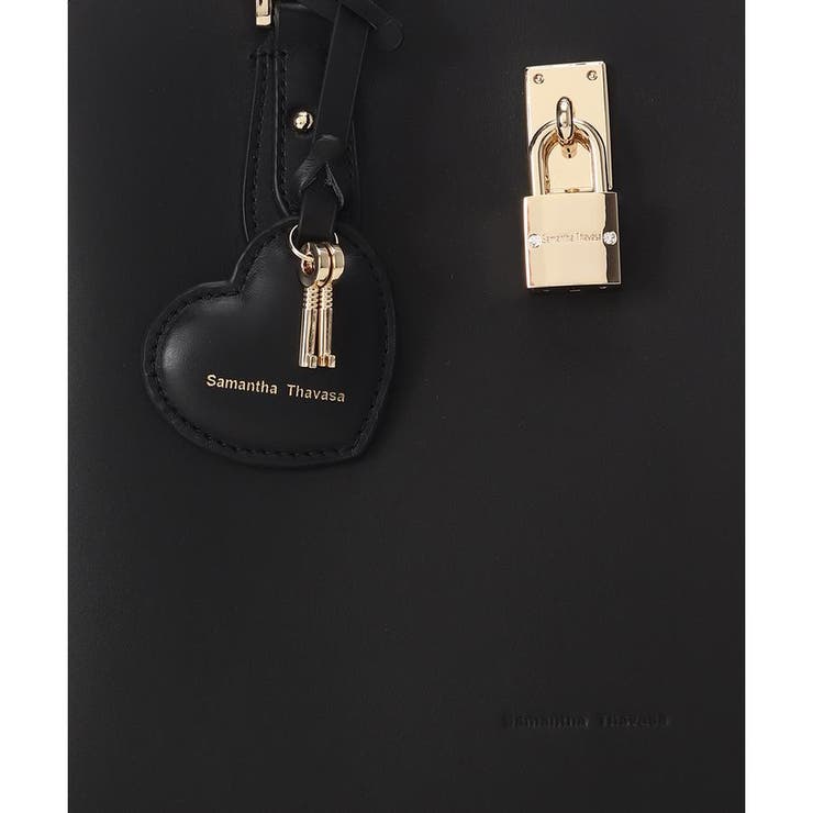 ハートモチーフレザーハンドバッグ 大サイズ | Samantha Thavasa | 詳細画像5