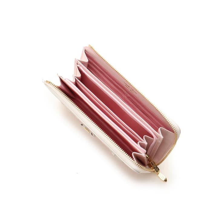 パールストーンリボンベルトL字ジップ長財布 | Samantha Thavasa Petit Choice | 詳細画像4 