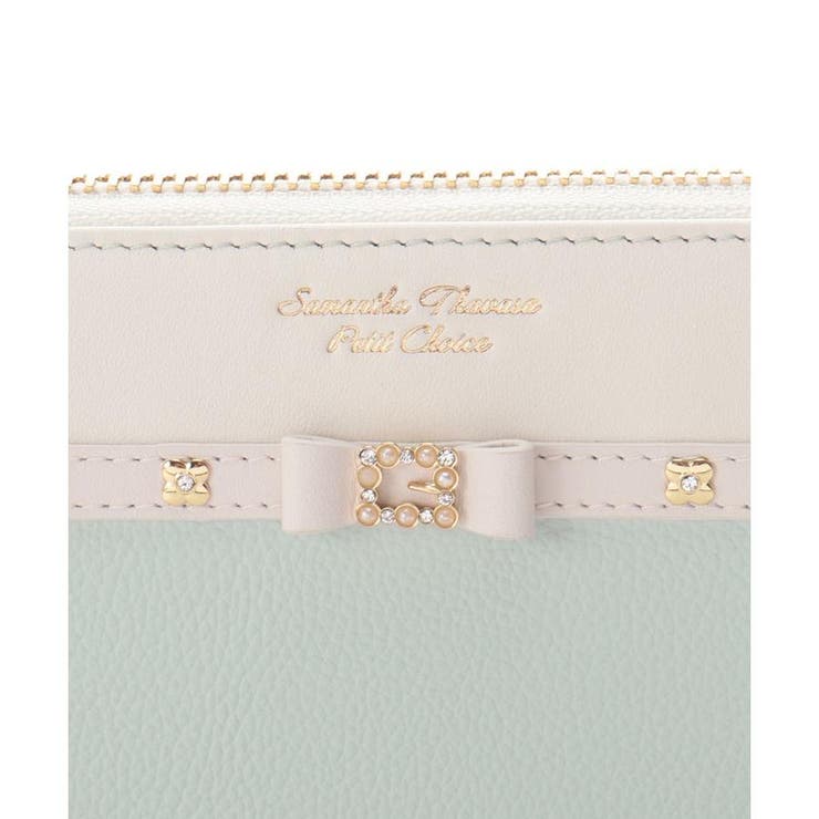 パールストーンリボンベルトL字ジップ長財布 | Samantha Thavasa Petit Choice | 詳細画像10 