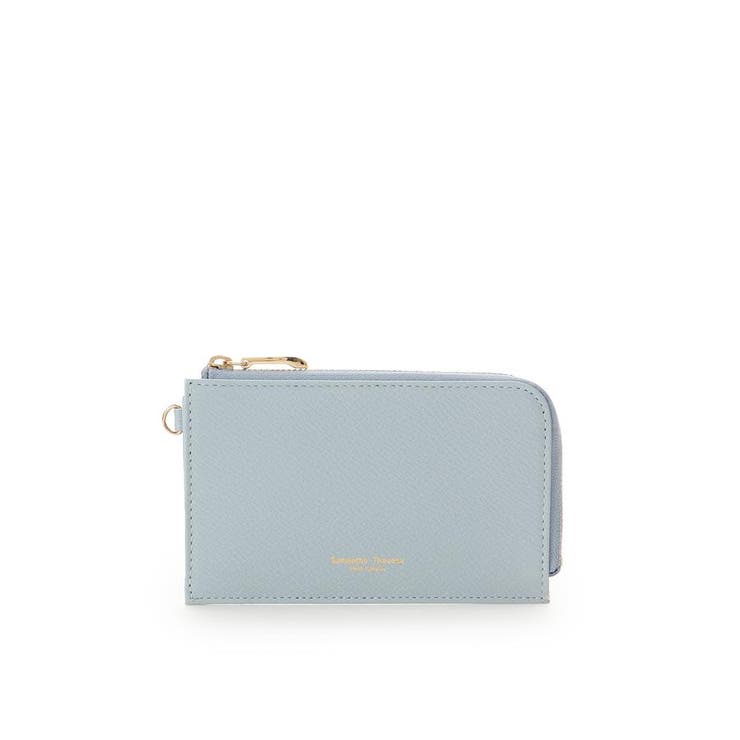 ライトブルー | シンプル薄マチ マルチケース | Samantha Thavasa Petit Choice
