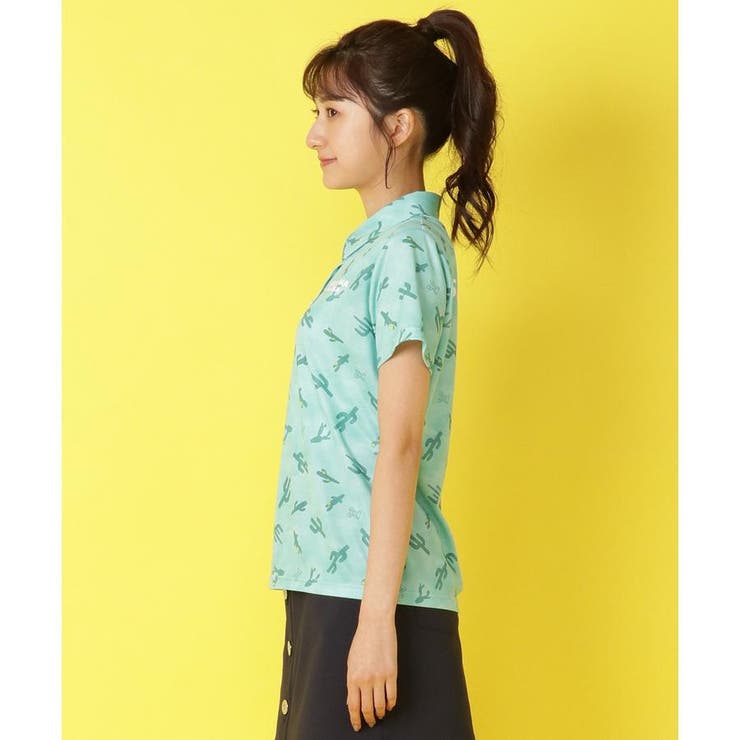 ダブルメッシュサボテンポロ[品番：STJW0008527]｜Samantha GOLF