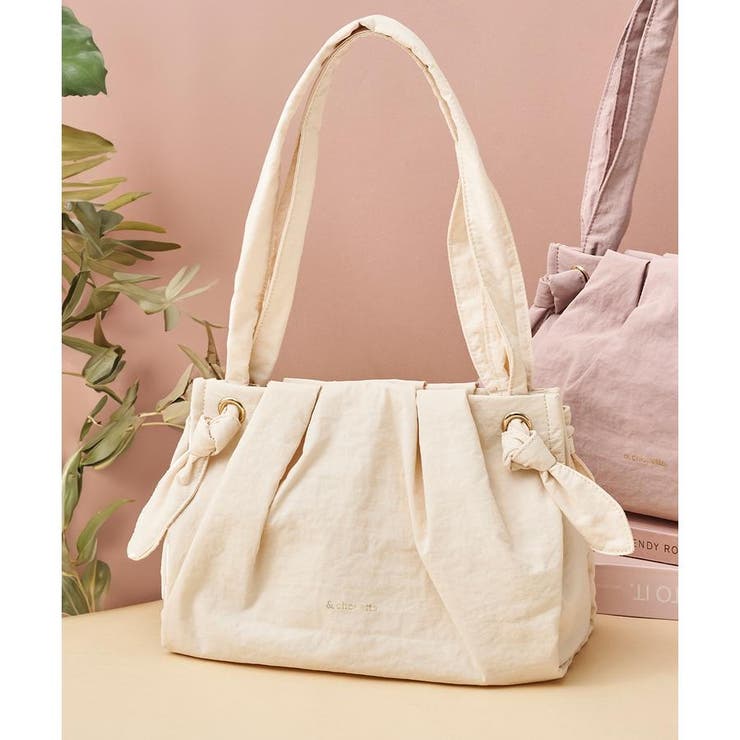 オフホワイト | サイドノットデザインバッグ | & chouette