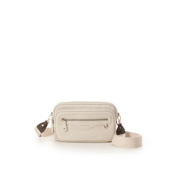 オフホワイト | カジュアルテイストスクエアショルダーバッグ | Samantha Thavasa