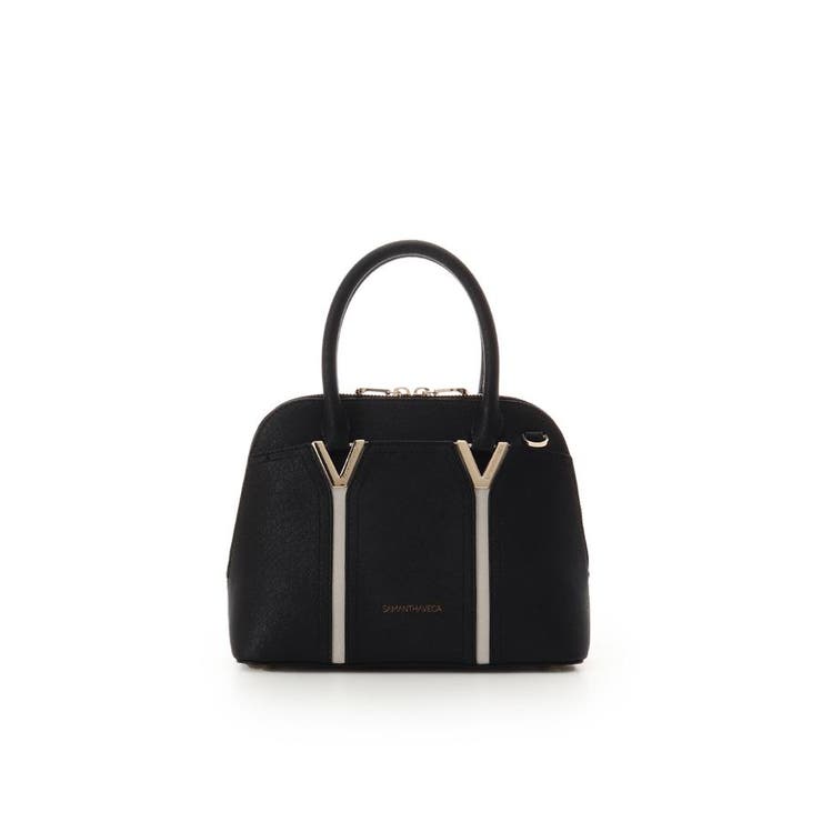 ブラック | Vカットショルダーバッグ | SAMANTHAVEGA