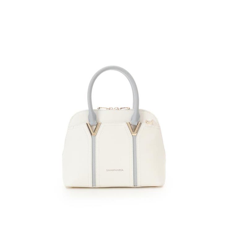 ホワイト | Vカットショルダーバッグ | SAMANTHAVEGA