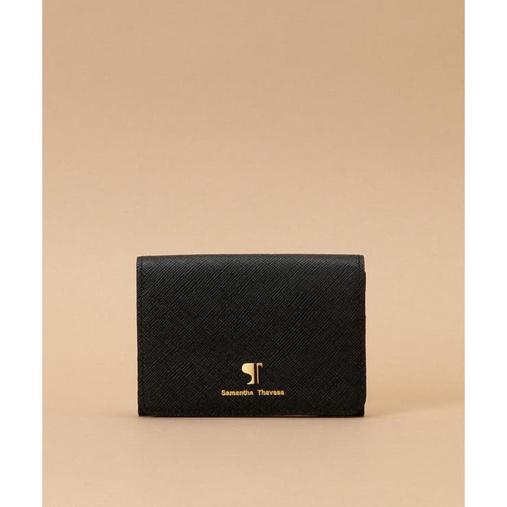 ブラック | Pomme d'espoir ポムディスポワール バイカラーカードケース | Samantha Thavasa