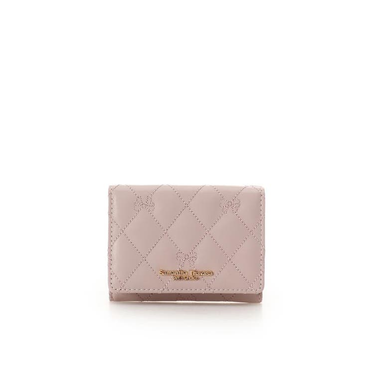 ピンク | リボンキルト ミニ財布 | Samantha Thavasa Petit Choice
