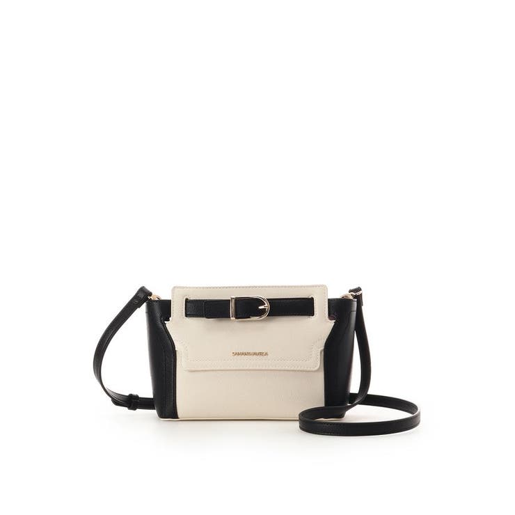 ホワイト | フロントバックルショルダーバッグ | SAMANTHAVEGA