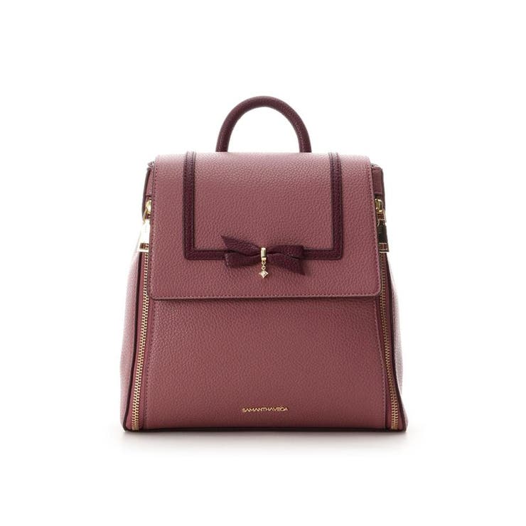 リボンスクエアリュック[品番：STJW0002157]｜SAMANTHAVEGA  