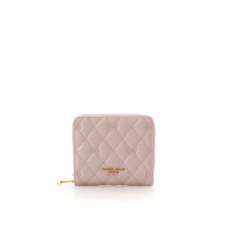 ピンク | リボンキルト 折財布 | Samantha Thavasa Petit Choice