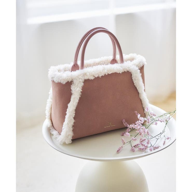 スウェード調ボアハンドバッグ | Samantha Thavasa | 詳細画像9 