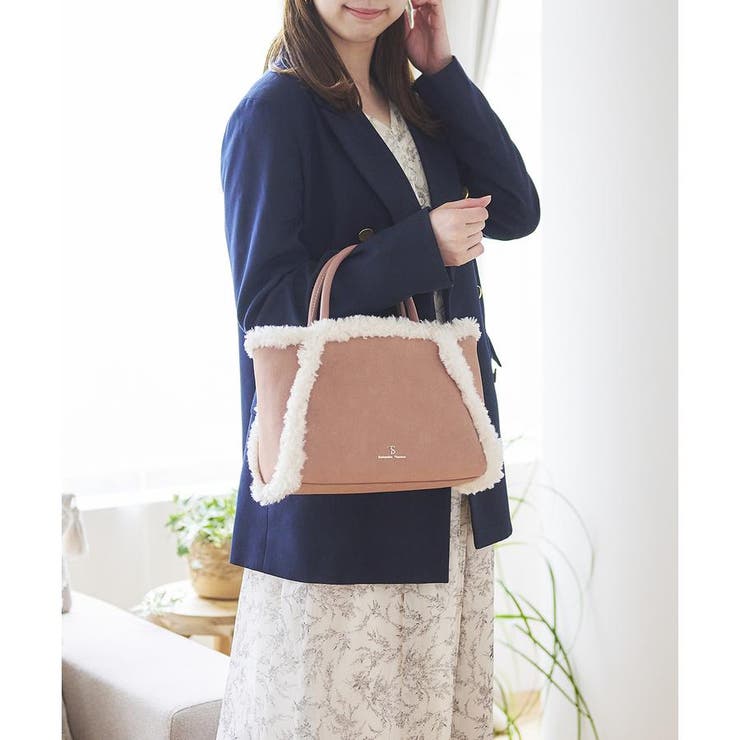 スウェード調ボアハンドバッグ | Samantha Thavasa | 詳細画像8 