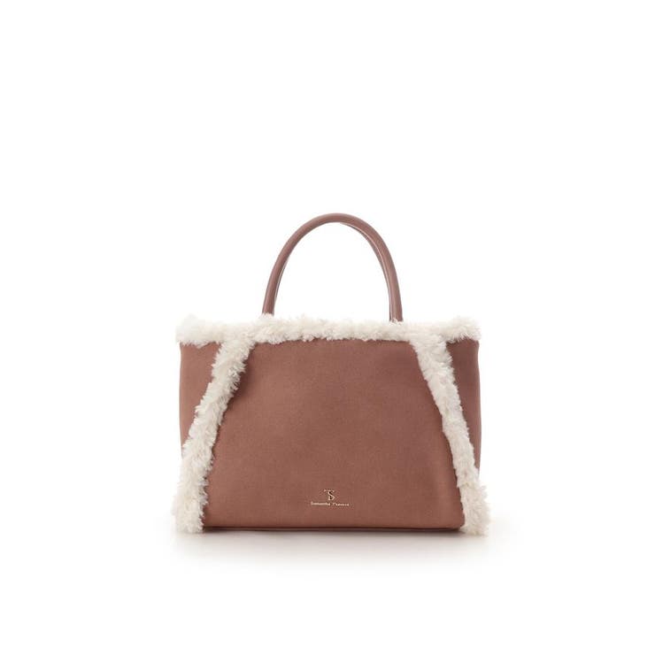 スウェード調ボアハンドバッグ | Samantha Thavasa | 詳細画像1 