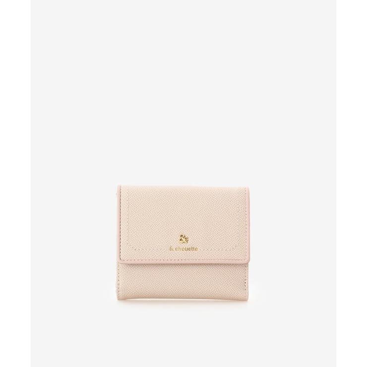ピンク | アクセントカラー配色折財布 | & chouette