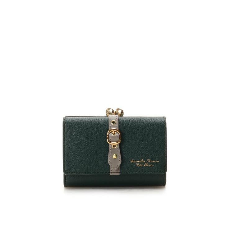 グリーン | フロントベルト 折財布 | Samantha Thavasa Petit Choice