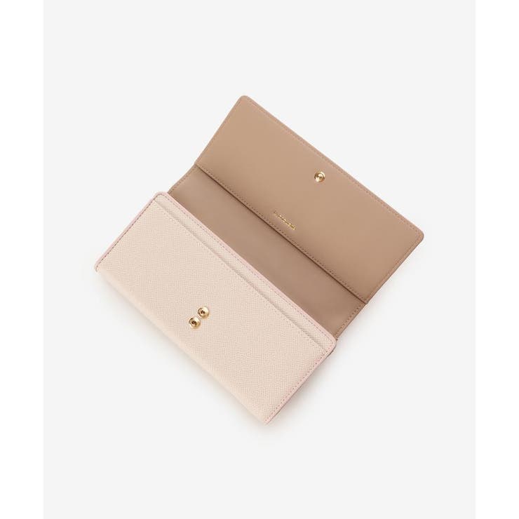 アクセントカラー配色かぶせ長財布 | & chouette | 詳細画像13 