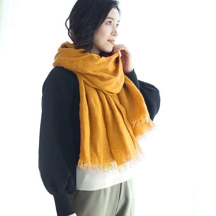 リネン 大判 ストール UVカット レディース[品番：SNKC0002176]｜sankyo shokai  （サンキョウショウカイ）のレディースファッション通販｜SHOPLIST（ショップリスト）