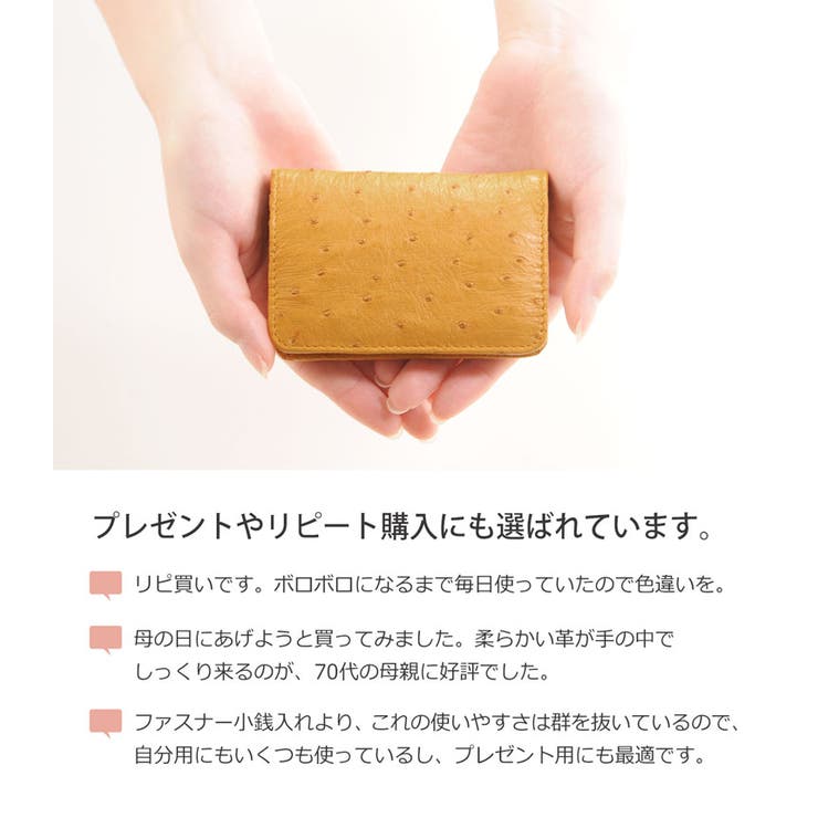 オーストリッチ 小銭入れ コインケース | sankyo shokai  | 詳細画像4 