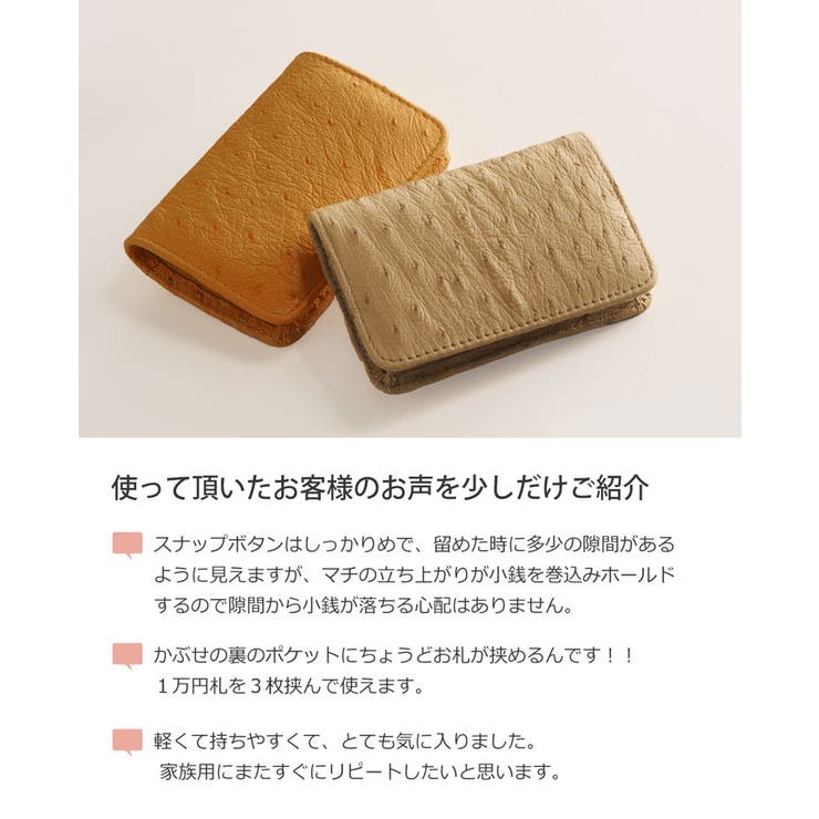 オーストリッチ 小銭入れ コインケース | sankyo shokai  | 詳細画像3 