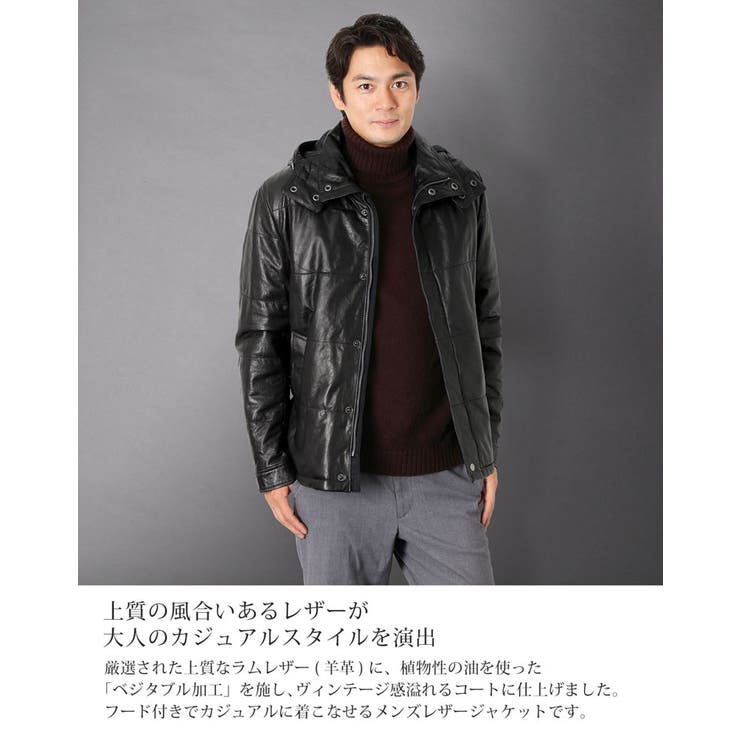 レザー ジャケット メンズ | sankyo shokai  | 詳細画像2 