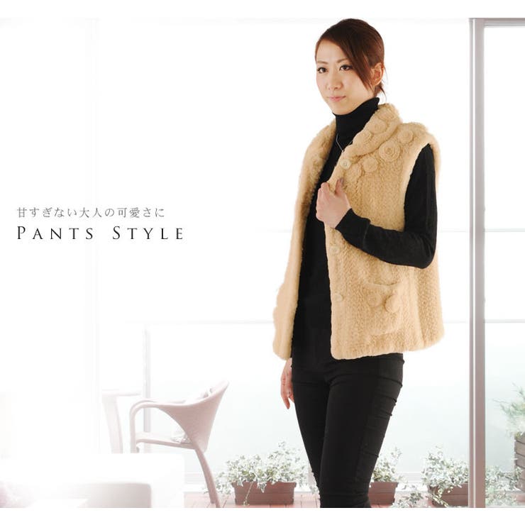 レッキス ベスト 編込み | sankyo shokai  | 詳細画像5 