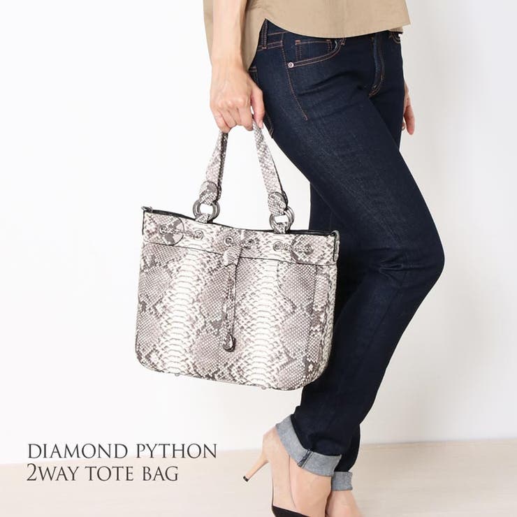 パイソン トートバッグ 大きめ | sankyo shokai  | 詳細画像10 