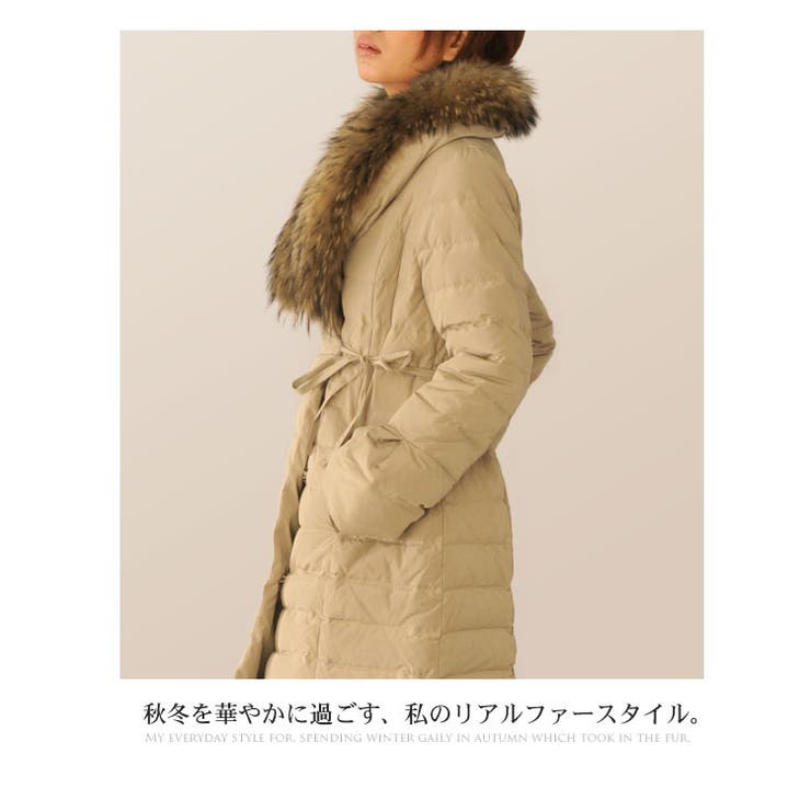 ダウン コート ラクーン | sankyo shokai  | 詳細画像4 