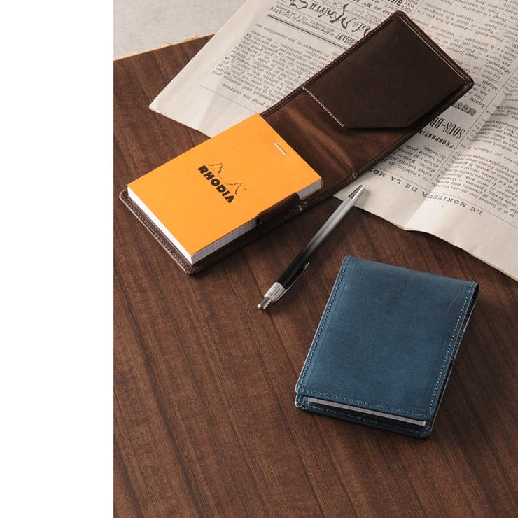 メモ帳カバー レザー RHODIA[品番：SNKC0001506]｜sankyo shokai