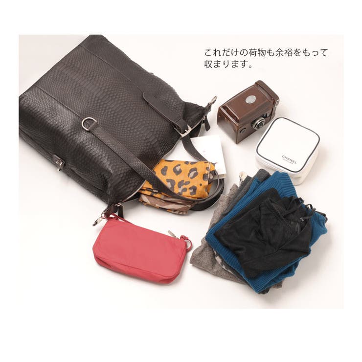 ダイヤモンドパイソンビッグトートバッグ(No.06000652)