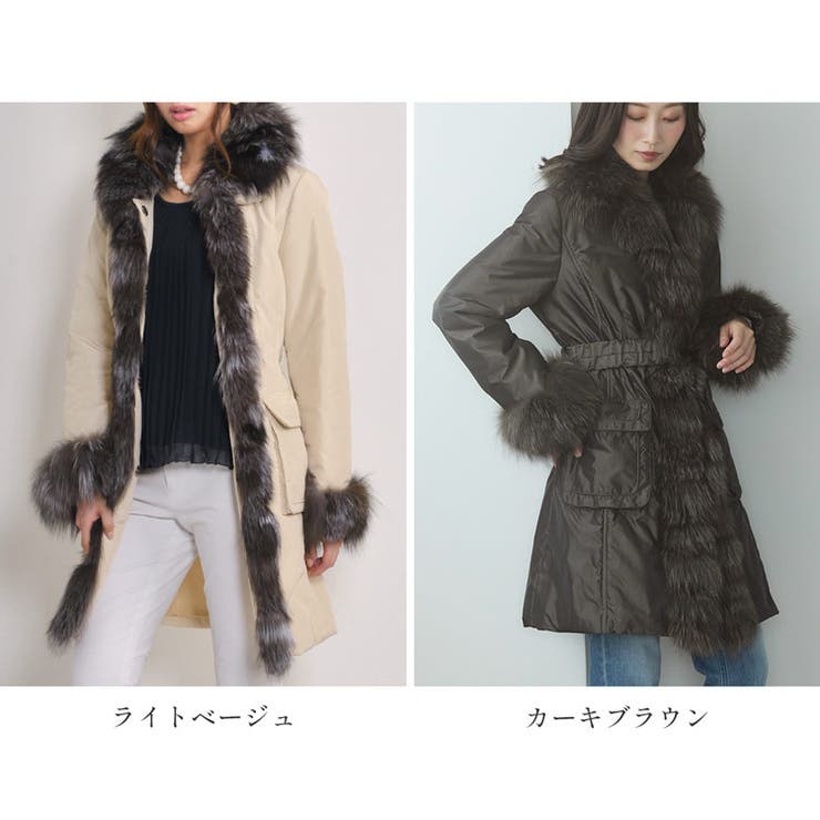 ファー付きコート コート フォックス | sankyo shokai  | 詳細画像11 