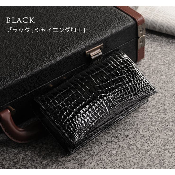 紙幣200枚収納可の日本製 クロコダイル 束入れ | sankyo shokai  | 詳細画像15 