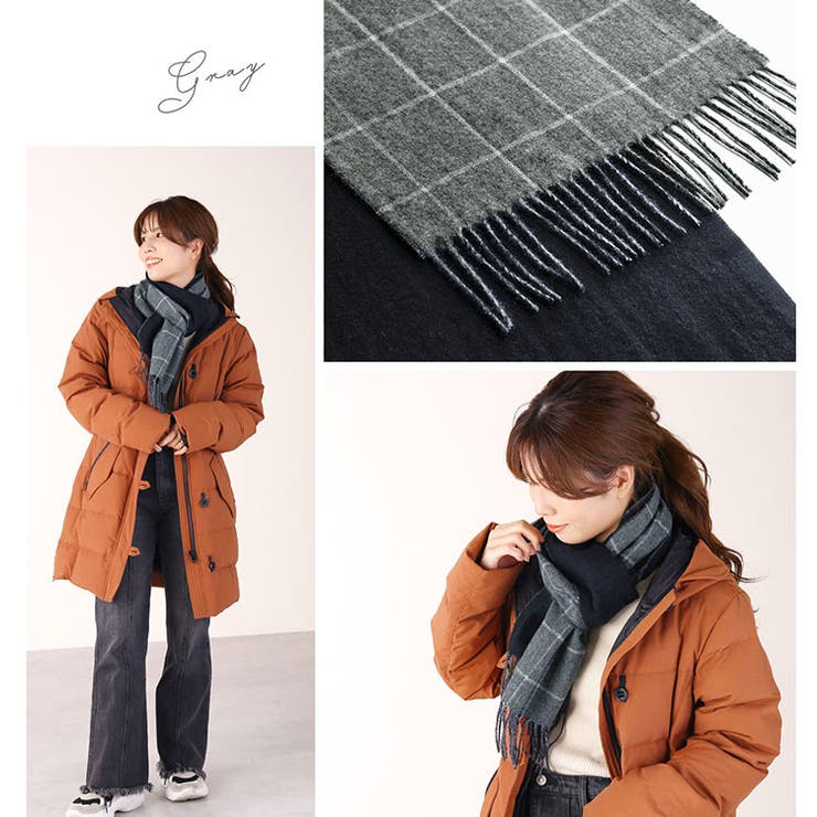 カシミヤ マフラー レディース | sankyo shokai  | 詳細画像9 