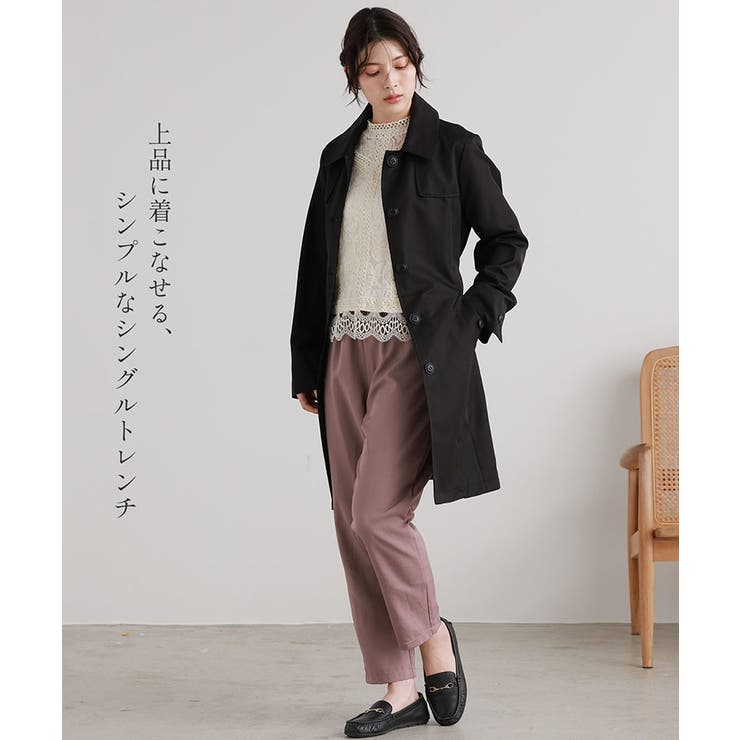 トレンチコート レディース シングル | sankyo shokai  | 詳細画像5 