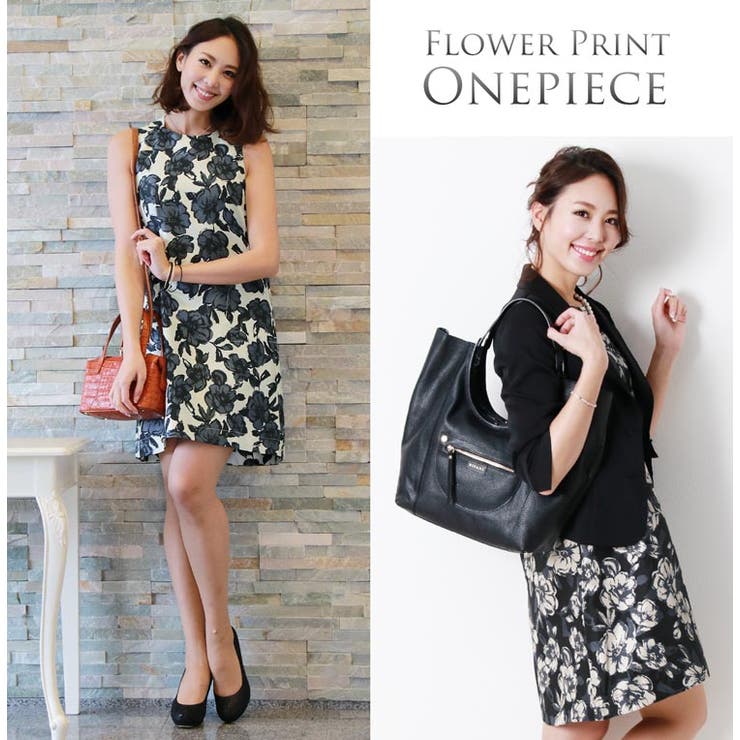 パーティードレス 花柄 フラワープリント | sankyo shokai  | 詳細画像11 