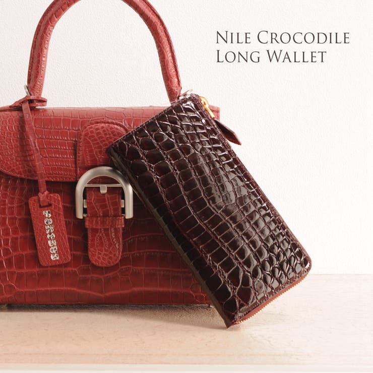 クロコダイル（本物）ヘンローンＬ字型ファスナー長財布☆新品未使用☆本日限定 06001033-10.jpg