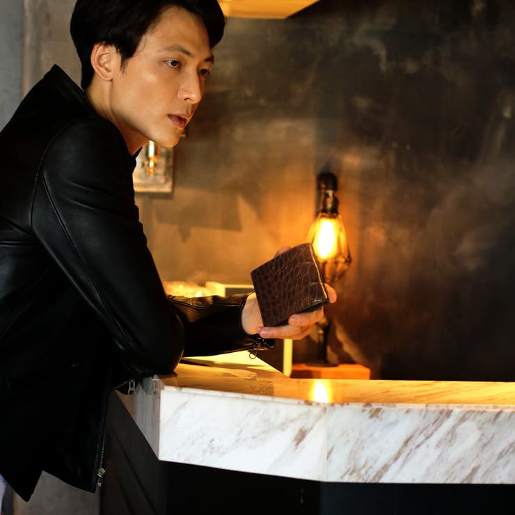 二つ折り 財布 小銭入れなし | sankyo shokai  | 詳細画像2 