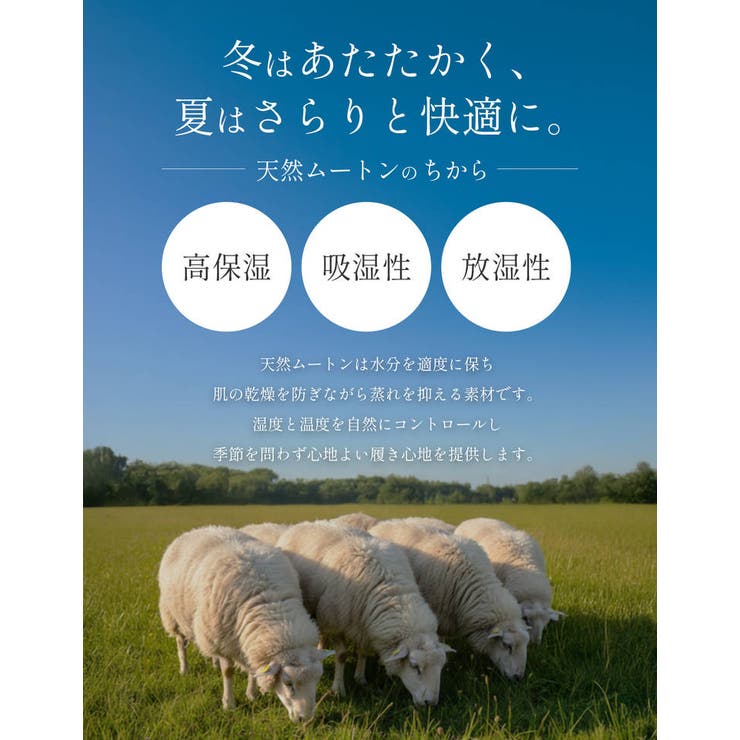 スリッパ ムートン ルームシューズ | sankyo shokai  | 詳細画像5 