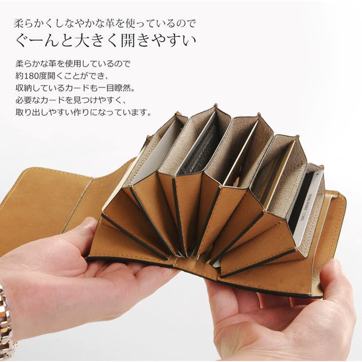 クロコダイル カードケース マット加工 レディース ブラック | sankyo shokai  | 詳細画像6 