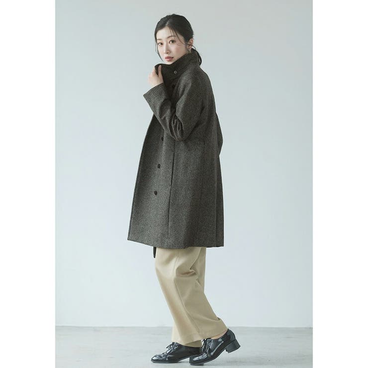 カシミヤ コート ツイード | sankyo shokai  | 詳細画像9 